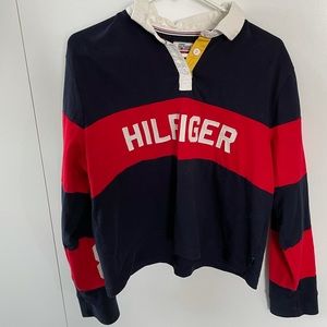 Tomym Hilfiger Cropped Rugby Shirt